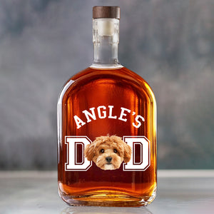 Custom Photo Dog Cat Dad Whiskey Bottle Dog Lovers Gift CH07 895960