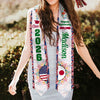 Personalized Country Flag Class of 2026 Graduation Stoles LM32 897969