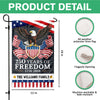 Custom Family Name USA 250 Years Of Freedom Garden Flag LM32 897963