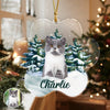 Custom Photo Cat Paw Shaped Acrylic Ornament Christmas Gift For Cat Lovers HA75 897062