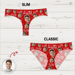 Custom Face Photo Underwear For Women Funny Valentine Gift TH10 898279