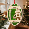 Personalized Football Player 2-Layer Wooden Ornament For Sport Lovers CH07 899466
