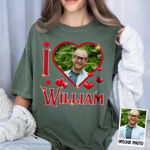 Custom Photo I Heart Comfort Shirt Gift For Couple LM32 897471