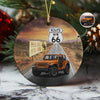Custom Car Photo Route 66 Ceramic Ornament For Car Lover TH10 896033