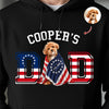 Custom Photo Dog Cat Dad With America 250 Shirt HO82 901266