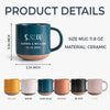 Personalized Mr and Mrs Couple Gift Pottery Mug HA75 898918