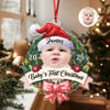 Custom Photo Baby's First Christmas Acrylic Ornament New Born Gift HA75 897484