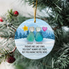 Custom Photo 2D Friendship Sea Glass Christmas Ceramic Ornament Gift For Besties HO82 900306