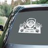 Custom Dog Breed And Name Memorial Car Window Decal Sticker TH10 898507