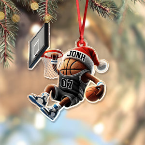 Personalized Basketball Christmas Acrylic Ornament Gift For Basketball Lovers LM32 895697