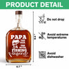 Custom Name The Man The Myth The Fishing Legend Personalized Whiskey Bottle HA75 898156