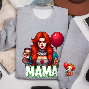Personalized IT Halloween Sweatshirt With Kid's Names Funny Gift For Mom TH10 894359