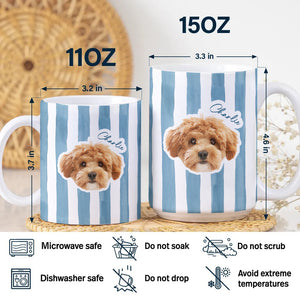 Custom Dog Photo Personalized Print Full Mug For Dog Lovers LM32 895493