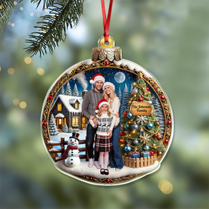Custom Photo Celebrate The Season With Loved Ones Acrylic Ornament HO82 894596