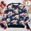Custom Funny Cat Face Ugly Sweater Christmas Gift HA75 897210