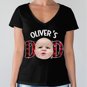 Custom Kid Photo Dark Shirt Christmas Gift For Family HO82 894344