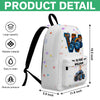 Custom Photo Monster Truck Alphabet Letters Backpack LM32 893927