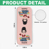 Custom Name Personalized Magnetic Leather Bookmark gift for Book Lovers CH07 899532