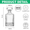 Custom Name Firefighter Personalized Print Decanter Gift For Dad, Father HA75 898064