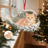 Custom Photo Cat Within Angel Wings Memorial Cat Acrylic Ornament HA75 897238