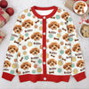 Custom Pet Photo 3D Inflated Effect Printed Ugly Cardigan Gift For Pet Owners, Pet Lovers LM32 897253