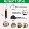 Custom Dog Photo With Flower Memorial Acrylic Wind Chimes For Dog Lovers HO82 894848