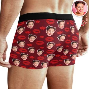 Custom Funny Photo So Big! Personalized Men's Boxer Valentine Gift, Anniversary Gift HA75 898932
