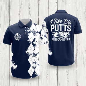 I Like Big Putts Custom Name Polo Shirt Funny Gift For Golfer CH07 895560