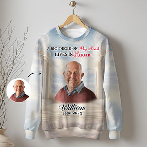 Custom Photo Heaven Gate Sky, In Loving Memory Personalized 3D Shirt CH07 896246