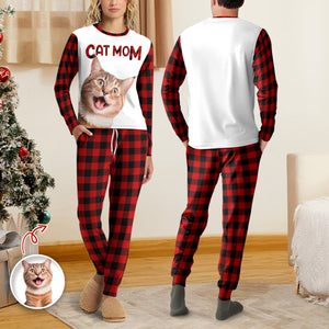 Custom Photo Cat Mom Cat Dad Personalized Sleepwear Gift For Cat Lovers CH07 899108
