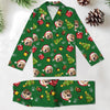 Custom Dog Photo Ho Ho Ho Pajamas Funny Christmas Gift For Dog Lovers CH07 896296