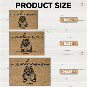 Personalized Dog Welcome Coir Doormat Gift For Dog Lovers TH10 896887