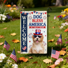 My Dog Celebrate 250 Years of Freedom America Custom Photo Garden Flag Funny Gift Decor CH07 910328