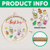 You'll Always Be My Best-Teas Personalized Christmas Shaker Ornament Gift for Besties CH07 899008