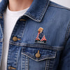 Custom Photo Dog Cat With 250th Anniversary of America 1776–2026 Acrylic Pin CH07 911160