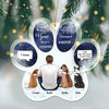 You Were My Favorite Hello And Hardest Goodbye - Personalized Custom Shaped Acrylic Ornament LM32 895915