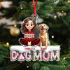 Cherry On Top This Year Dog Mom - Personalized 3D Effect Acrylic Ornament LM32 897179