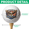 Custom Name 250th Anniversary God Bless America Eagle Golf Ball TH10 169389