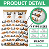 Custom Puppy Photo The Dog Father with Pawprints - Quilt Bedding Set LM32 897275