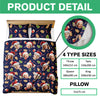 Custom Funny Family Face With Christmas Pattern Quilt Bedding Set HA75 898244