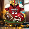 Personalized American Football Acrylic Ornament Football Team Gift HA75 898076