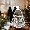 First Christmas Married Personalized Wedding Wood & Acrylic Ornament Christmas Gift CH07 899404