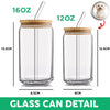 Custom Mom Photo Glass Can With Lid Christmas Gift For Family TH10 896795