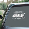 Personalized Happy Campers Camping Car Window Decal Sticker CH07 910368