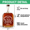 Congrats On Being My Husband Whiskey Bottle TH10 894045