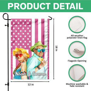 Custom Photo American Flag Garden Flag CH07 910380