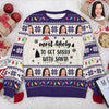 Custom Photo Most Likely To Christmas Personalized Ugly Sweater CH07 896410