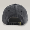 Custom American Flag Legend, Husband, Dad And Grandpa Washed Denim Baseball Cap LM32 895001