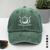 Personalized Gift For Golfer Washed Denim Baseball Cap TH10 898099