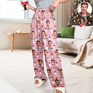 Custom Face Sweatpants Couple Gift, Valentine's Day Gift HA75 898402